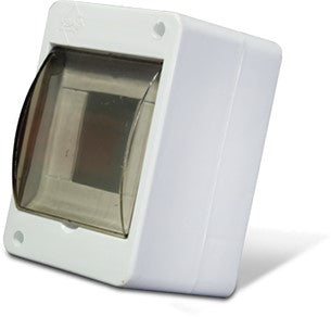 CAJA LLAVE TERMICA SOBREPONER 4 POLOS PVC