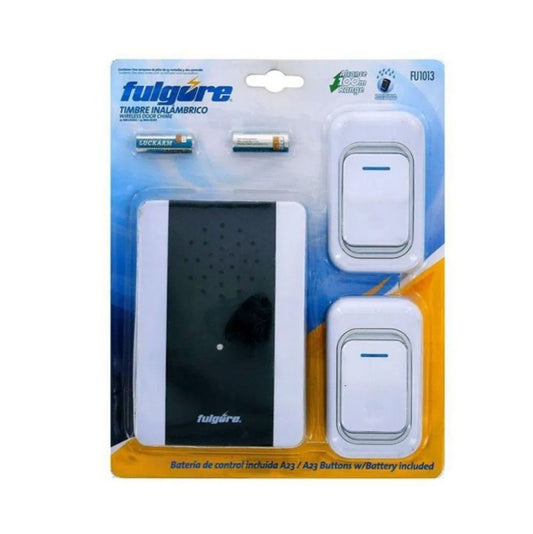 TIMBRE INALAMBRICO DOBLE BOTON "FULGORE"