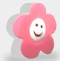 TIRADOR REDONDO FLOR "ROSADO"  INC. TORNILLOS