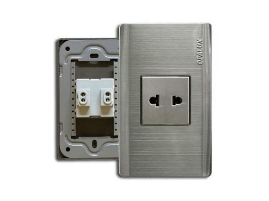 TOMACORRIENTE SIMPLE P/ EMPOTRAR RESIDENCIAL MARFIL