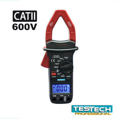 PINZA AMPERIMETRICA "TESTECH"  750 VDC 1000