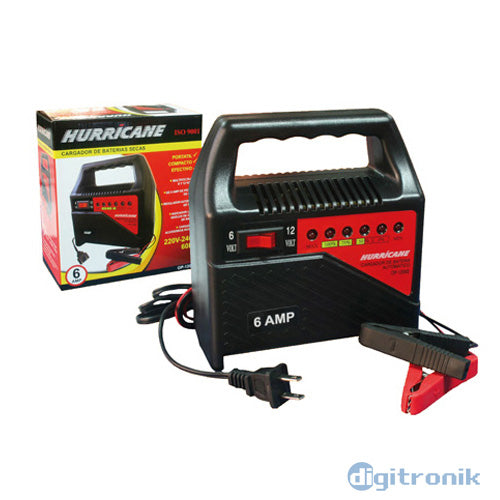 CARGADOR BATERIA SECA AUTOMATICO "HURRICANE"