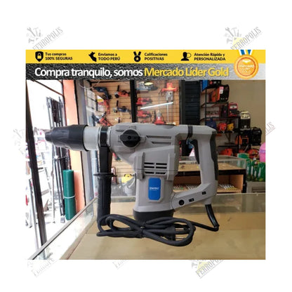 ROTOMARTILLO SDS MAX 1500w Zafiro JapaN C/maleta + Kit Cincel