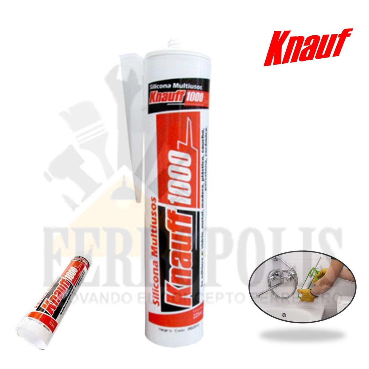 SILICONA TUBO BLANCO 225ML ANTI HONGO