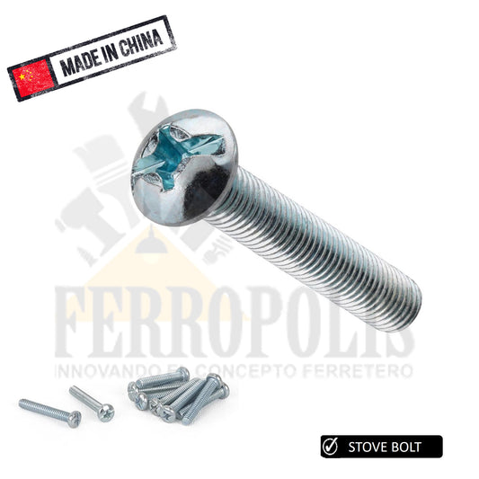 STOVE BOLT 5/32" X 2 1/2" C/T (100PCS)