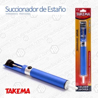 SUCCIONADOR SOLDADURA PLÁSTICO METAL "TAKEMA"