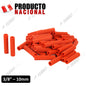 TARUGO PLASTICO NARANJA 3/8" (GR ≈ 10PCS APROX)