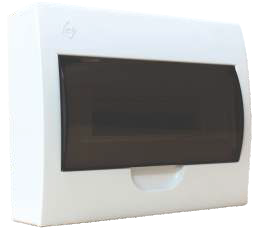 CAJA LLAVE TERMICA SOBREPONER 12 POLOS PVC