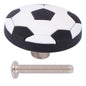 TIRADOR REDONDO PELOTA "NEGRO Y BLANCO"  INC. TORNILLOS