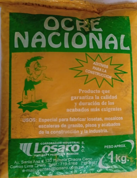 OCRE  AMARILLO NACIONAL  ( x 1 KG )