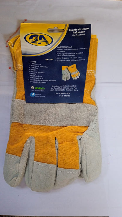 GUANTE CUERO "C&A"