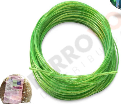 CABLE CORDEL ACERADO PLASTIFICADO 1/16"  ( x mt. )