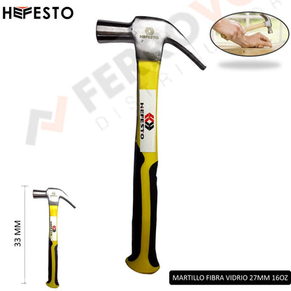 MARTILLO FIBRA VIDRIO 27MM 16OZ