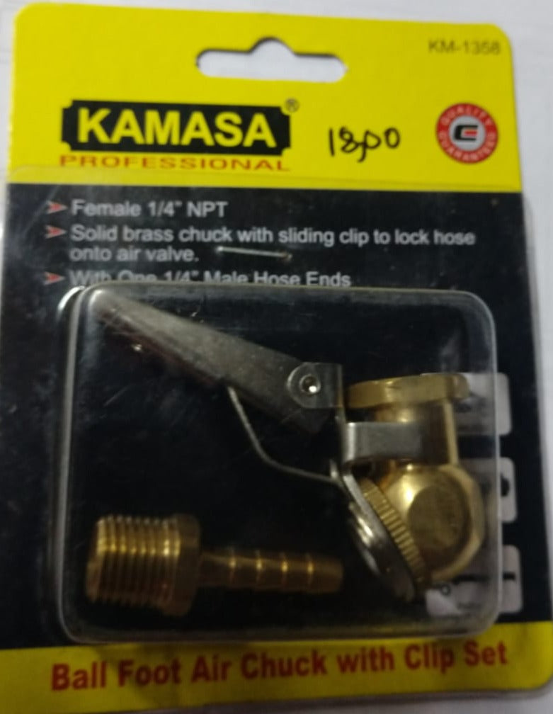 CABEZA ESPIGA P/ MANGUERA DE AIRE 1/4 P-KAMASA