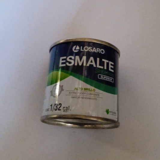 ESMALTE SINTETICO NEGRO 1/32" "LOSARO"