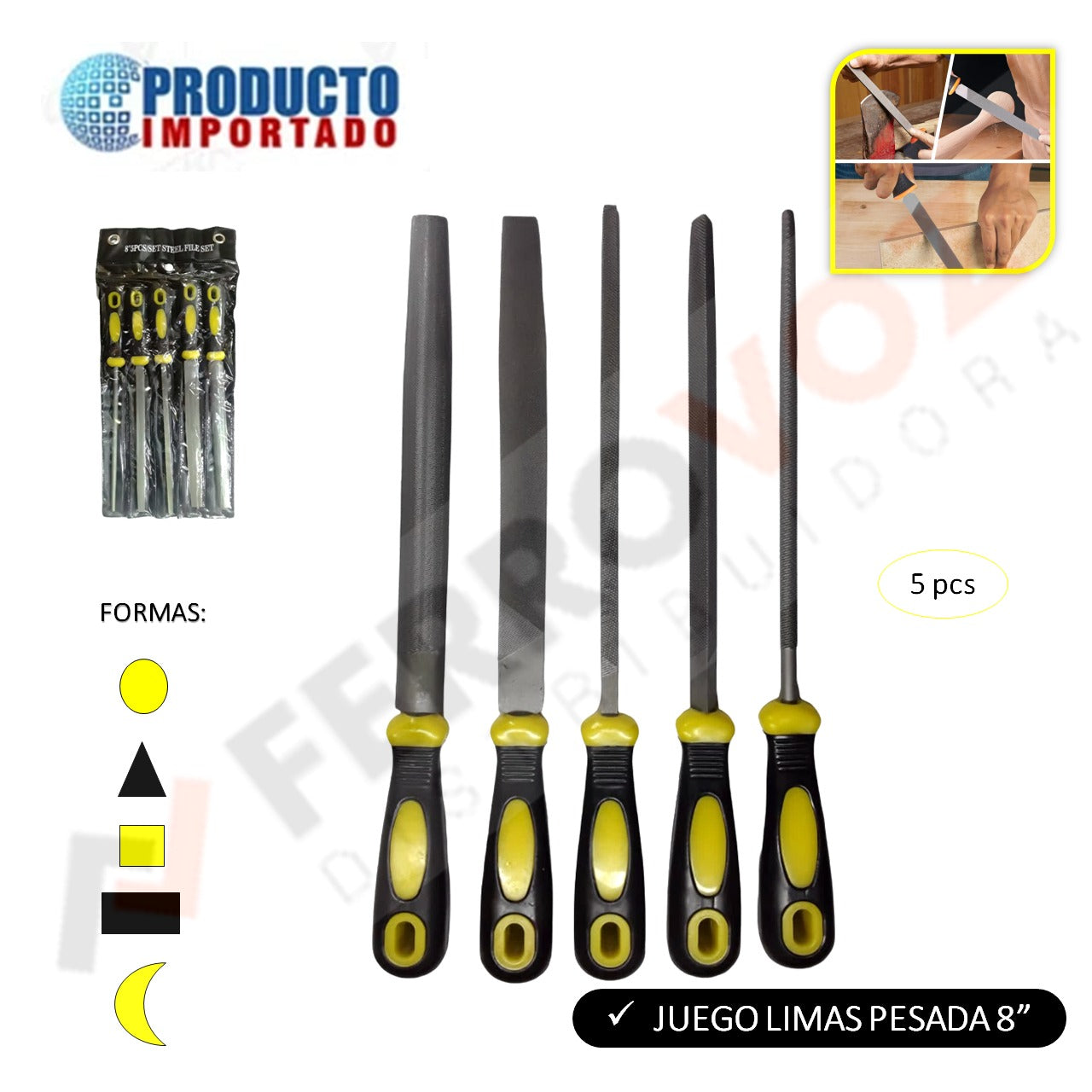 SET LIMAS MANGO GOMA (5 PCS)