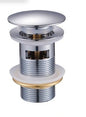 DESAGUE PUSH C/REB  CROMADO 1 1/4"X19.5CM  "C&A"