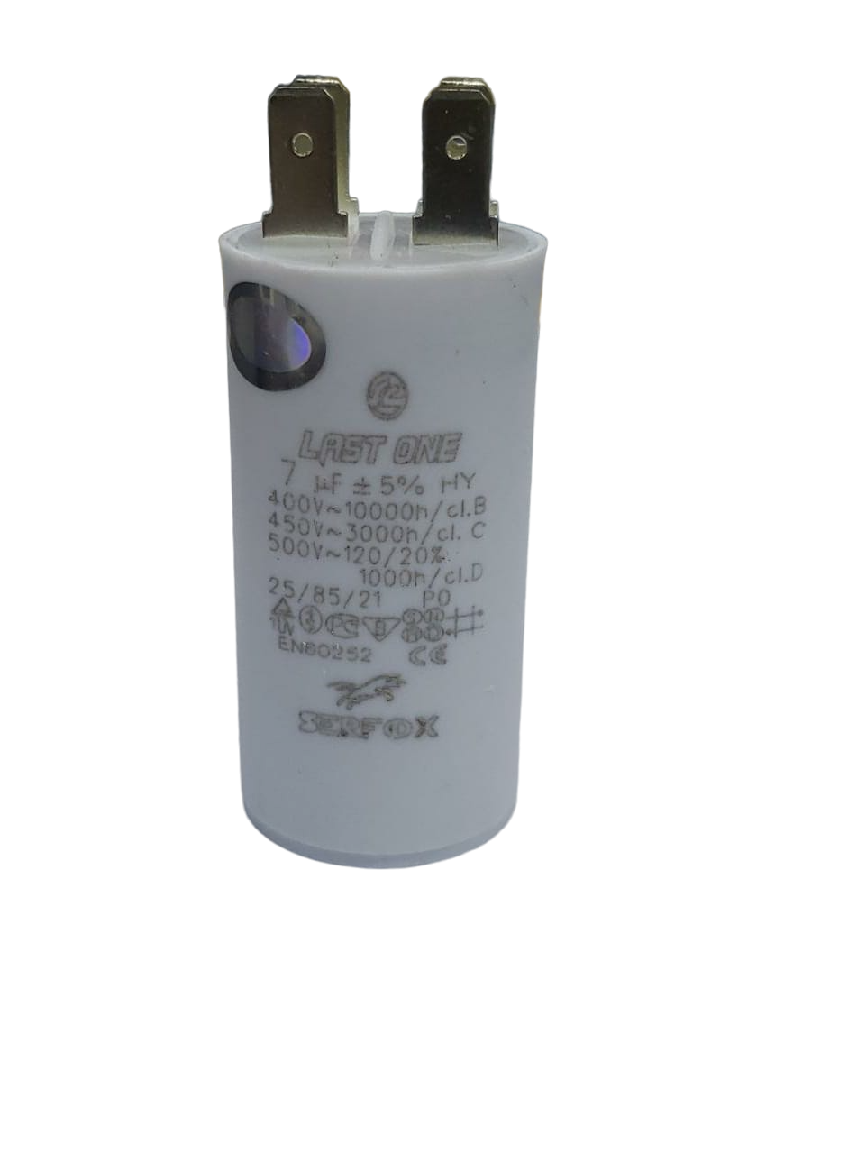 CAPACITOR MAQUINARIA 7UF - HY1 - 450 VAC