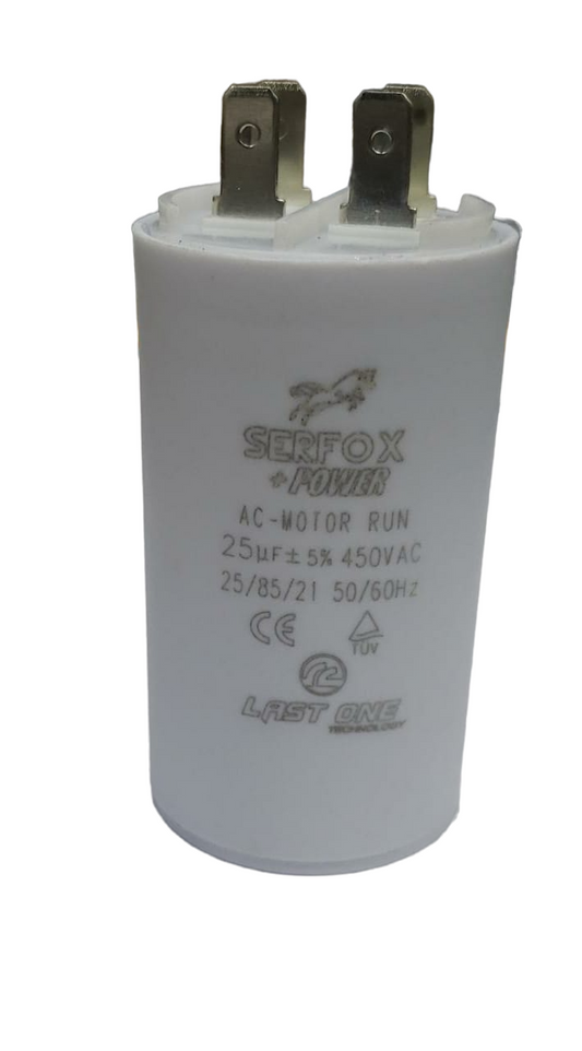 CAPACITOR MAQUINARIA 25UF - HY1 - 450 VAC