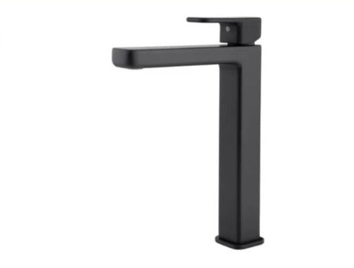 CAÑO BAÑO MEZCLADORA OVALIN NEGRO PESADO "VAINSA"