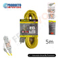 EXTENSION ELECTRICA AMARILLA 5 MT "PREMIUM"