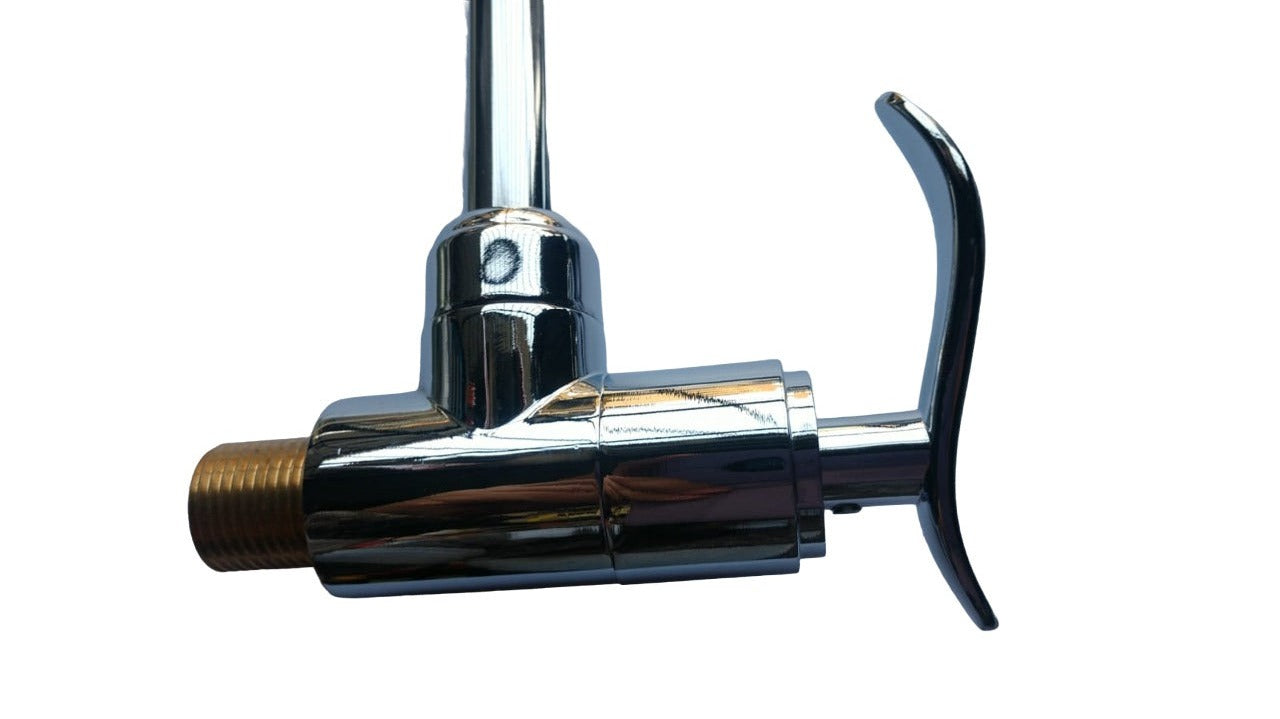 CAÑO COCINA CORRUGADO PESADO BRONCE "FRATELLI"