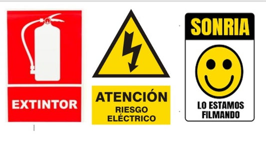 SEÑALETICAS 30 X 20 cm