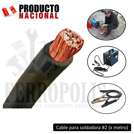 CABLE DE SOLDAR #2 INDECO 50MT