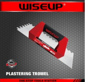 PLANCHA RASPIN ACERO INOXIDABLE M/ GOMA "WISEUP" 300 x 130 x 0.7mm