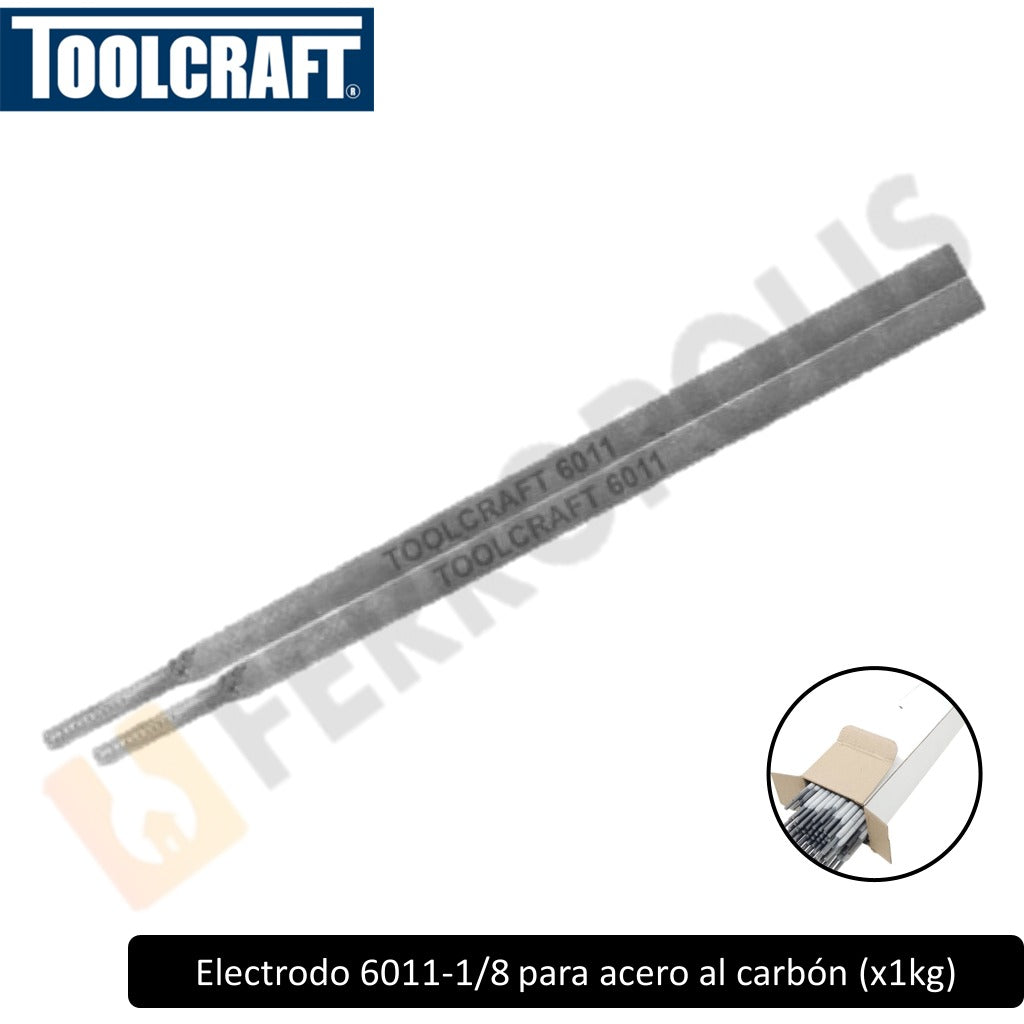 ELECTRODO 6011 -1/8  "TOOLCRAFT" ( x kilo )