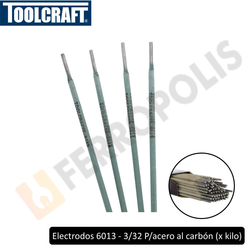 ELECTRODOS 6013 - 3/32" P/ACERO AL CARBON  ( x kilo )
