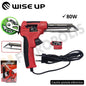 KIT CAUTIN PISTOLA ELECTRICO 80W "WISEUP" INC. ESTAÑO 1MM X 5MTS