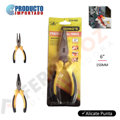 ALICATE  PUNTA LARGA 6" COMERCIAL