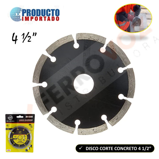 DISCO CONCRETO ABIERTO 4 1/2"