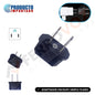 ADAPTADOR ENCHUFE SIMPLE PLANO 6A 250V "COMERCIAL"