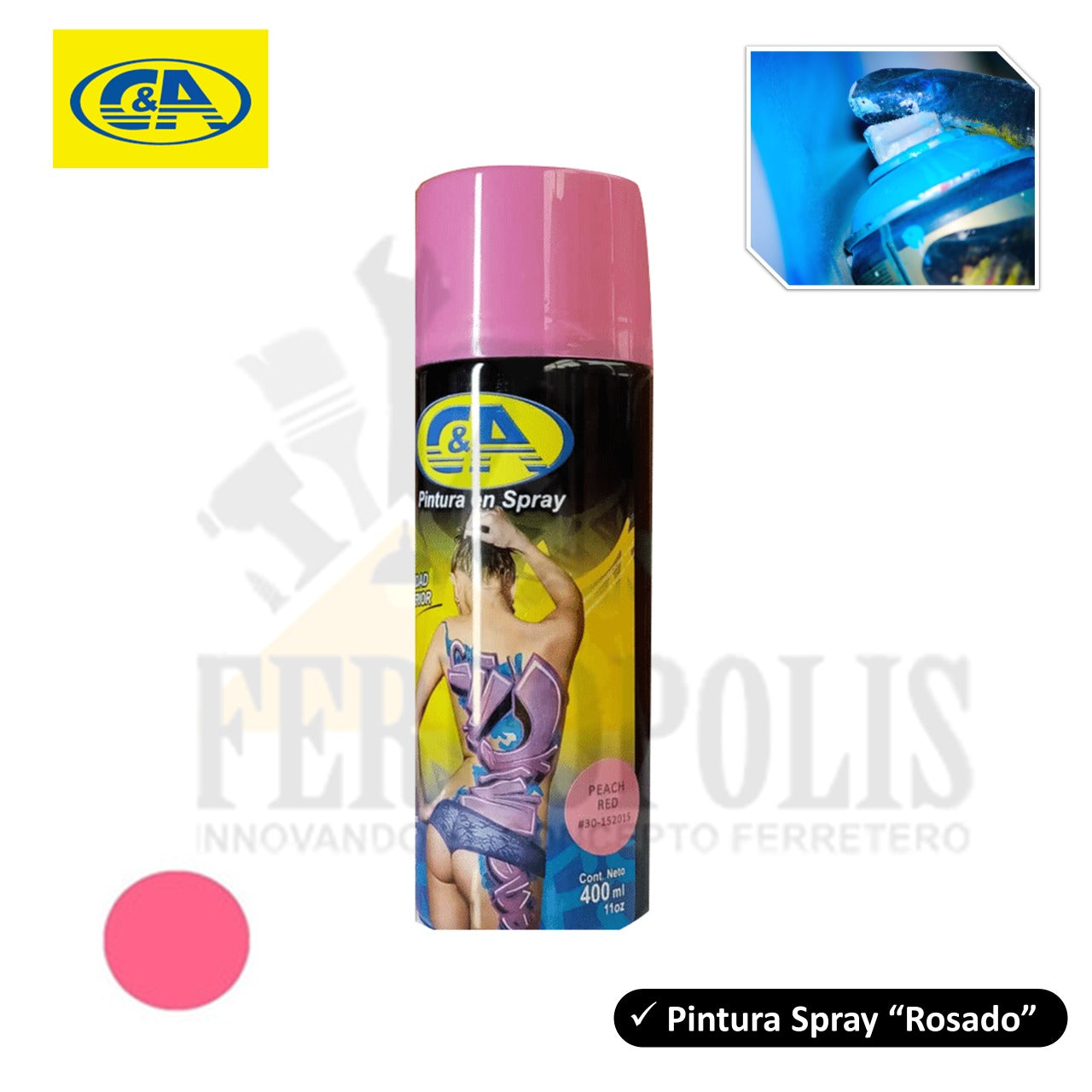 PINTURA SPRAY "ROSADO"