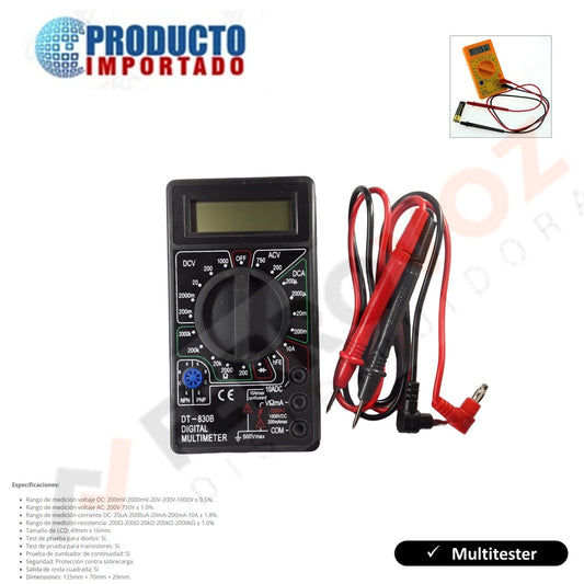 MULTITESTER DIGITAL ESCOLAR