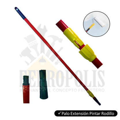 EXTENSION  RODILLO METAL  PINTAR max 3mt