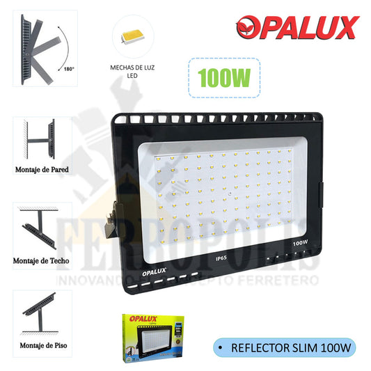 REFLECTOR SLIM 100W "OPALUX"