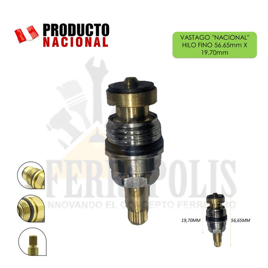 VASTAGO "NACIONAL" HILO FINO  56.65mm X 19.70mm