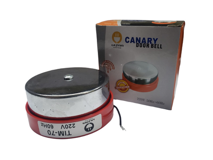 TIMBRE CHICHARRA 70MM NEGRO