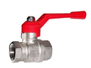 VALVULA ESFERICA 1 1/2" BRONCE MANIJA CIRCULAR "VALMAX"