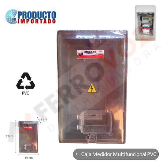 CAJA MEDIDOR MULTIFUNCIONAL LUZ PVC 65 x 52 cm " GRANDE "