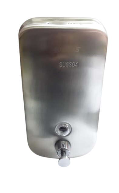 DISPENSADOR JABON LIQUIDO - ACERO INOX.