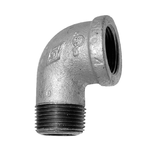 CODO GALVANIZADO MIXTO 1/2" X 1/2" "COMERCIAL"