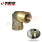 CODO BRONCE  1/2" x 1/2"  MACHO HEMBRA ( GAS CALIDA )