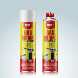 LATA GAS BUTANO SPRAY 440 gr. "3BSI"