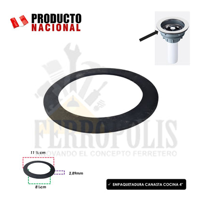 EMPAQUETADURA  CANASTA COCINA 4"