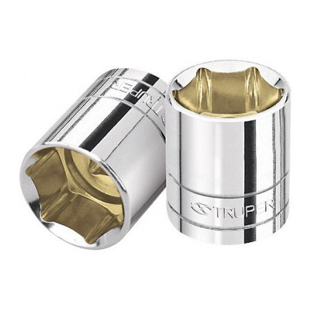 DADO CROMADO HEXAGONAL ENCASTRE 1/2 x 14MM TRUPER