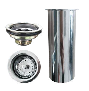 CANASTILLA DESAGUE LAVADERO ACERO INOXIDABLE "IMPORTADO"